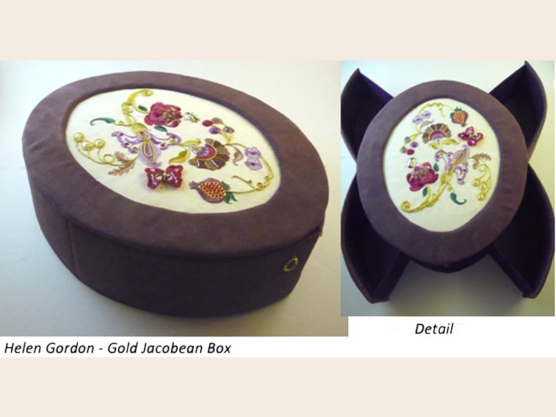 Helen Gordon- Gold Jacobean Box